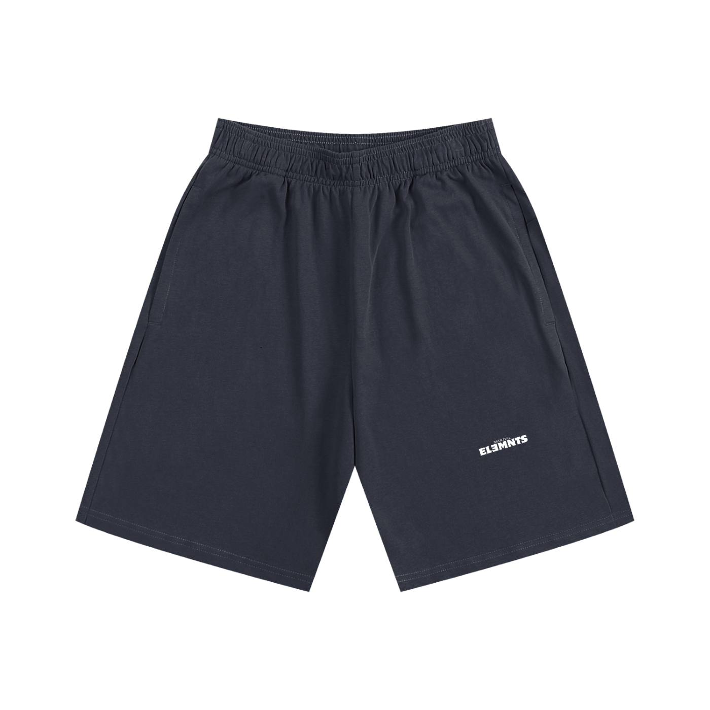 ESSNTIAL ELEMNTS Unisex 330G HW Cotton Shorts