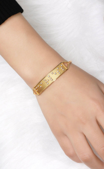 Touchstone You Got This Gold Cuff
