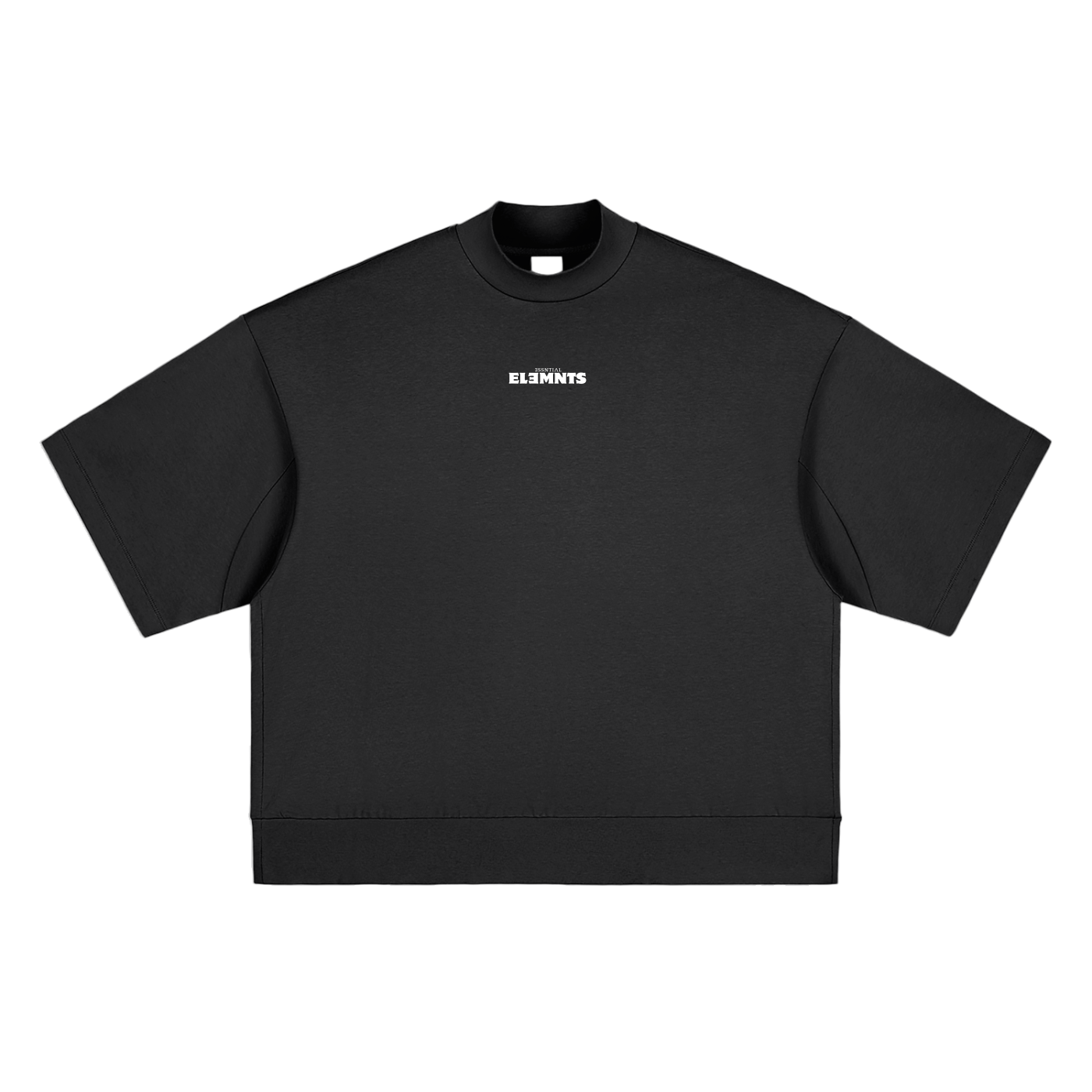ESSNTIAL ELEMNTS Unisex 305G HW OS Mock Neck Tee