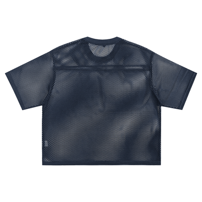 ESSNTIAL ELEMNTS Unisex 260G C-Thru Boxy Net Tee