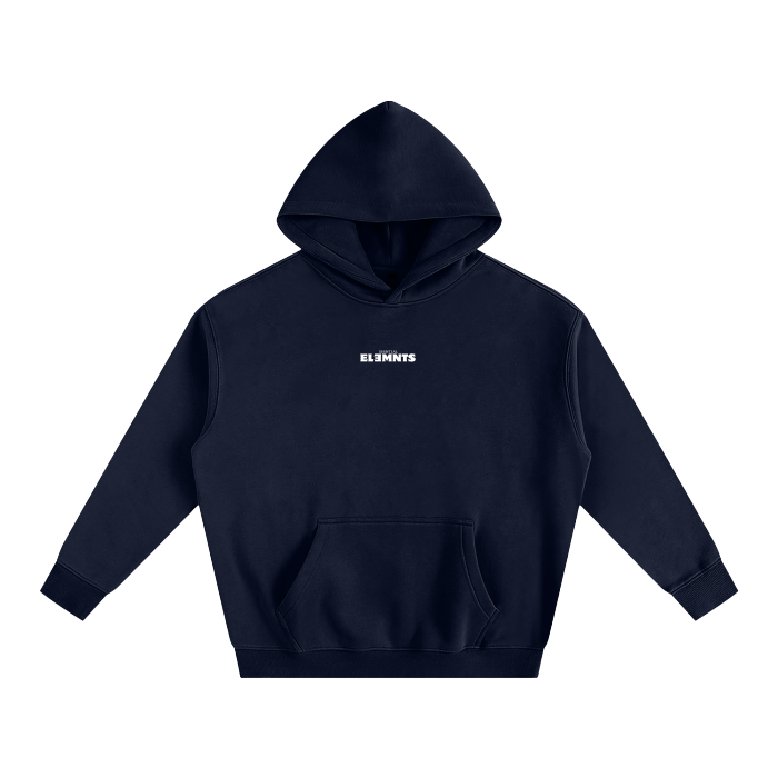 ESSNTIAL ELEMNTS Unisex 350G OS Solid Color Fleeced Hoodie