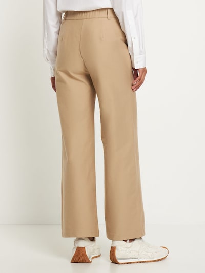 Max Mara Vasaio Wide Leg Pants in Camel