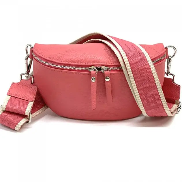 NEW Genuine Leather Waist Fanny Crossbody Messenger