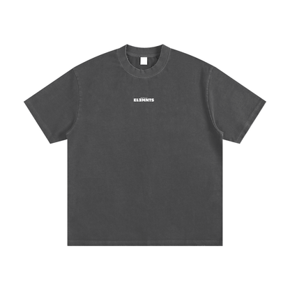 ESSNTIAL ELEMNTS Unisex 430G HW VT Washed Tee