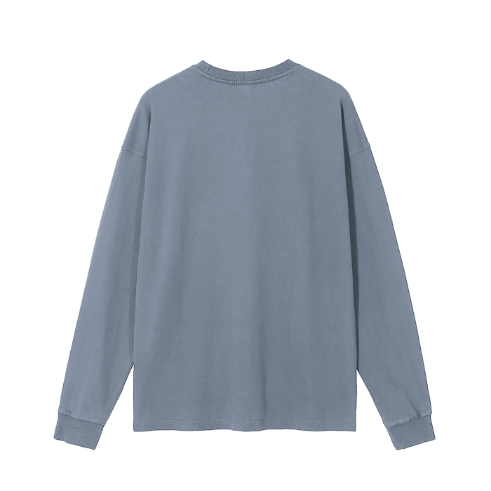 ESSNTIAL ELEMNTS Unisex 280G Enzyme Washed LS Tee