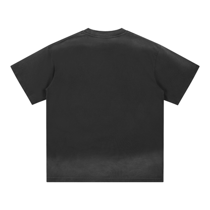 ESSNTIAL ELEMNTS  Unisex 270G Petite CN Sunfade Edge Tee