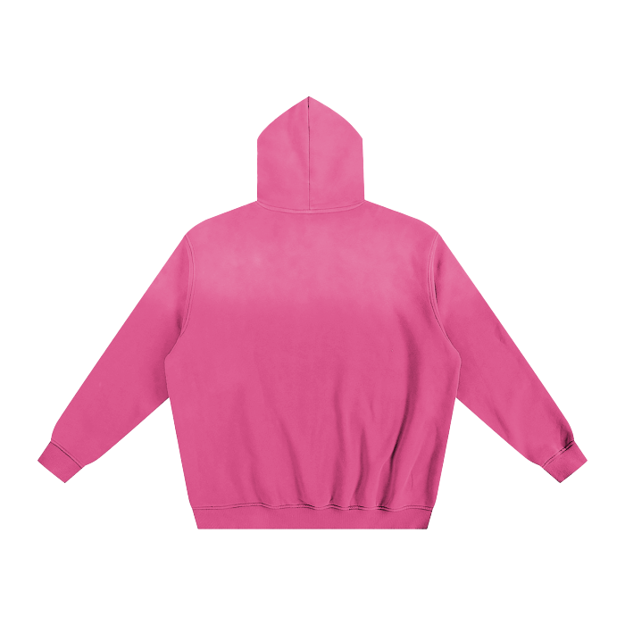 ESSNTIAL ELEMNTS Unisex 375G Faded Wash Fleece Hoodie