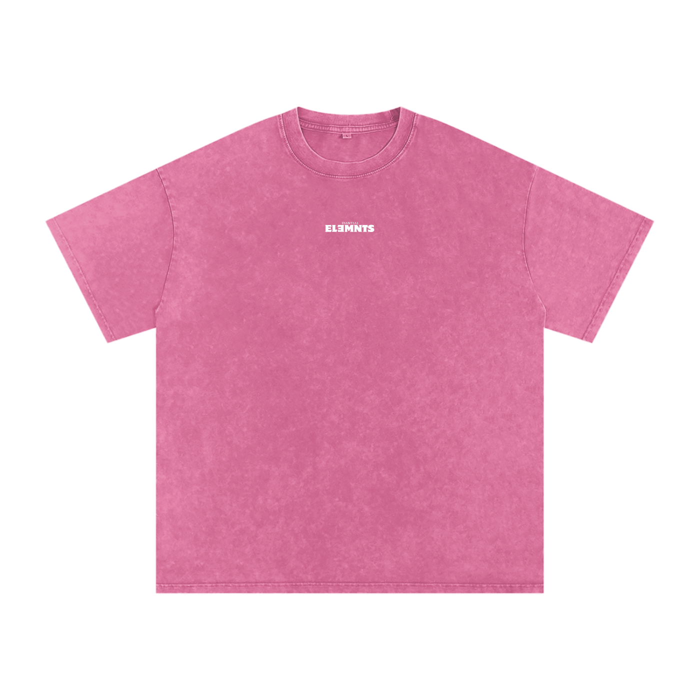ESSNTIAL ELEMNTS Unisex 250G Acid Wash Oversize Tee