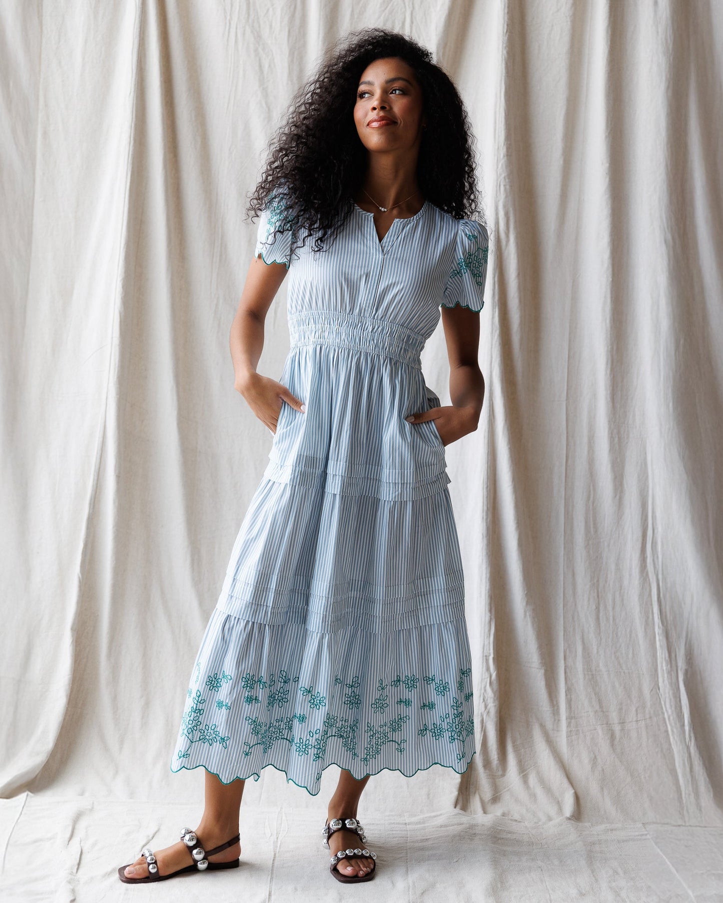Embroidered Icon Dress