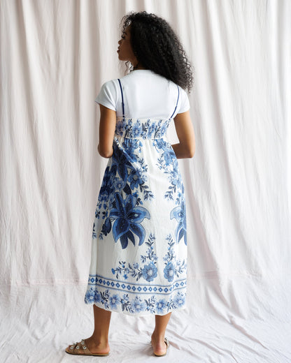 Indigo Garden Dress