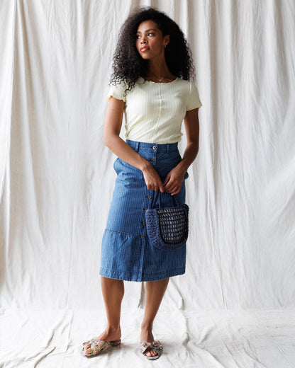 Day To Day Denim Skirt