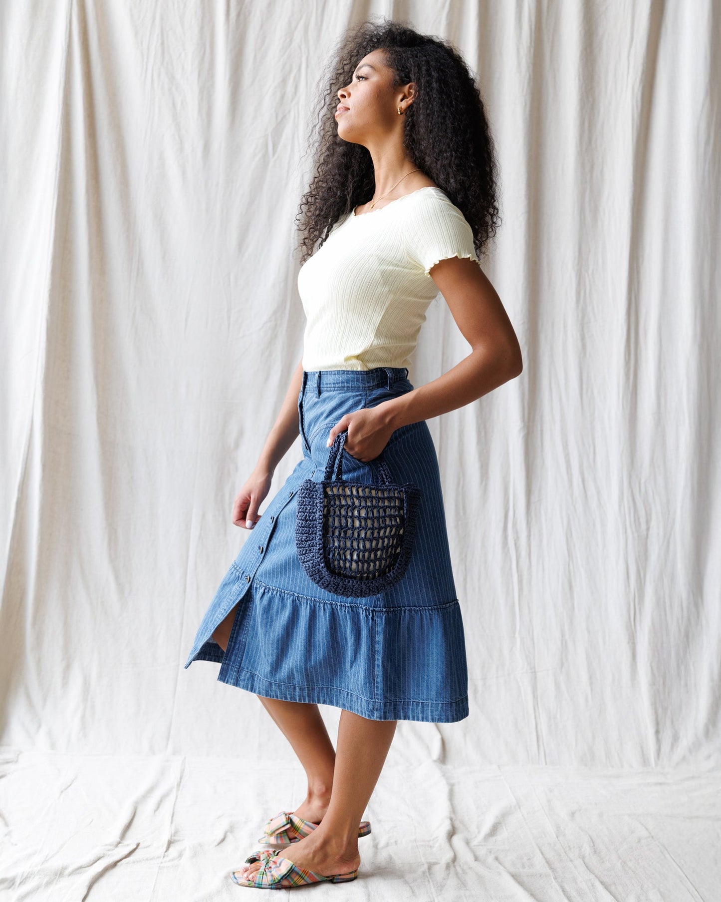 Day To Day Denim Skirt