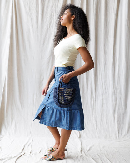 Day To Day Denim Skirt