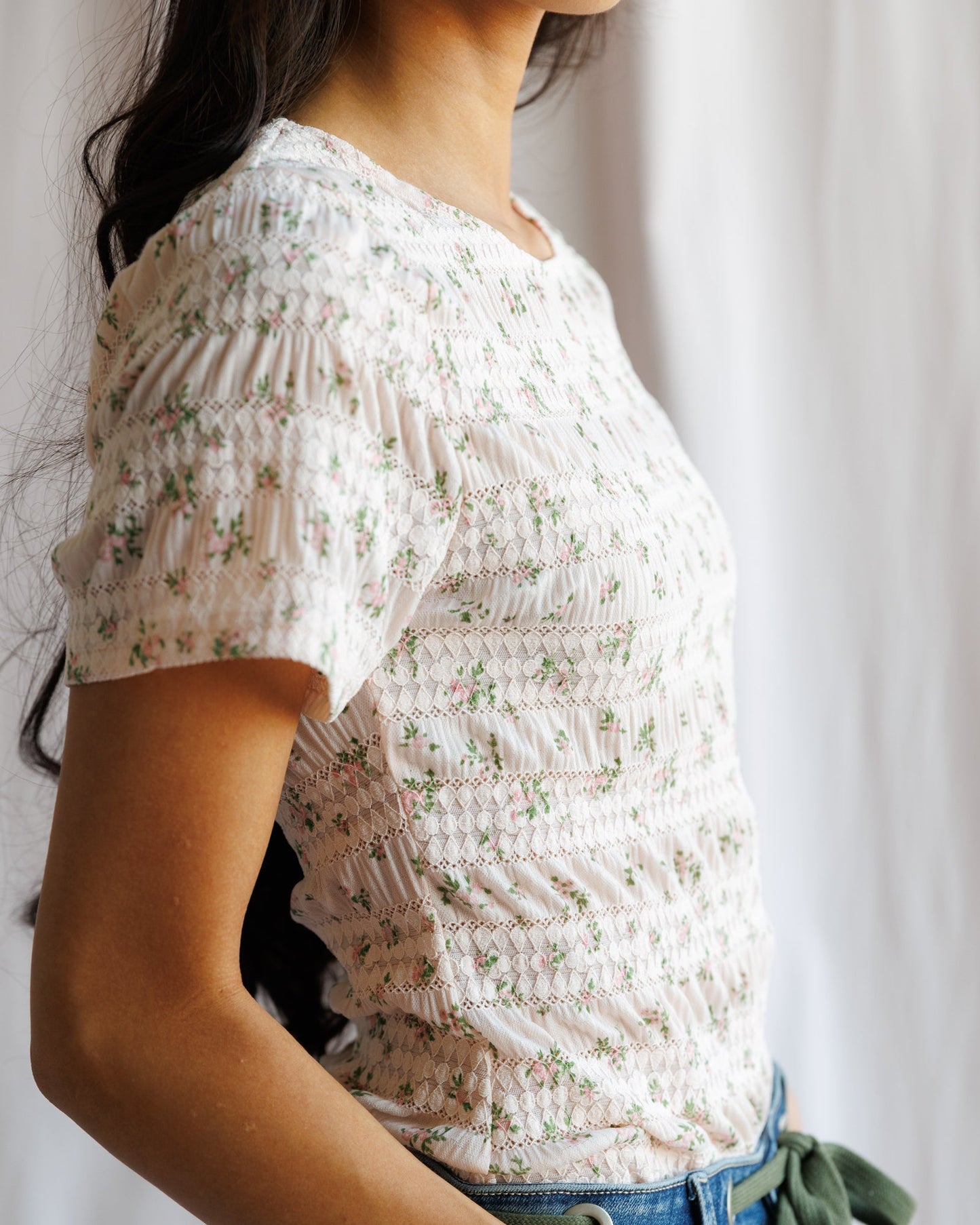 Ditsy Textured Tee
