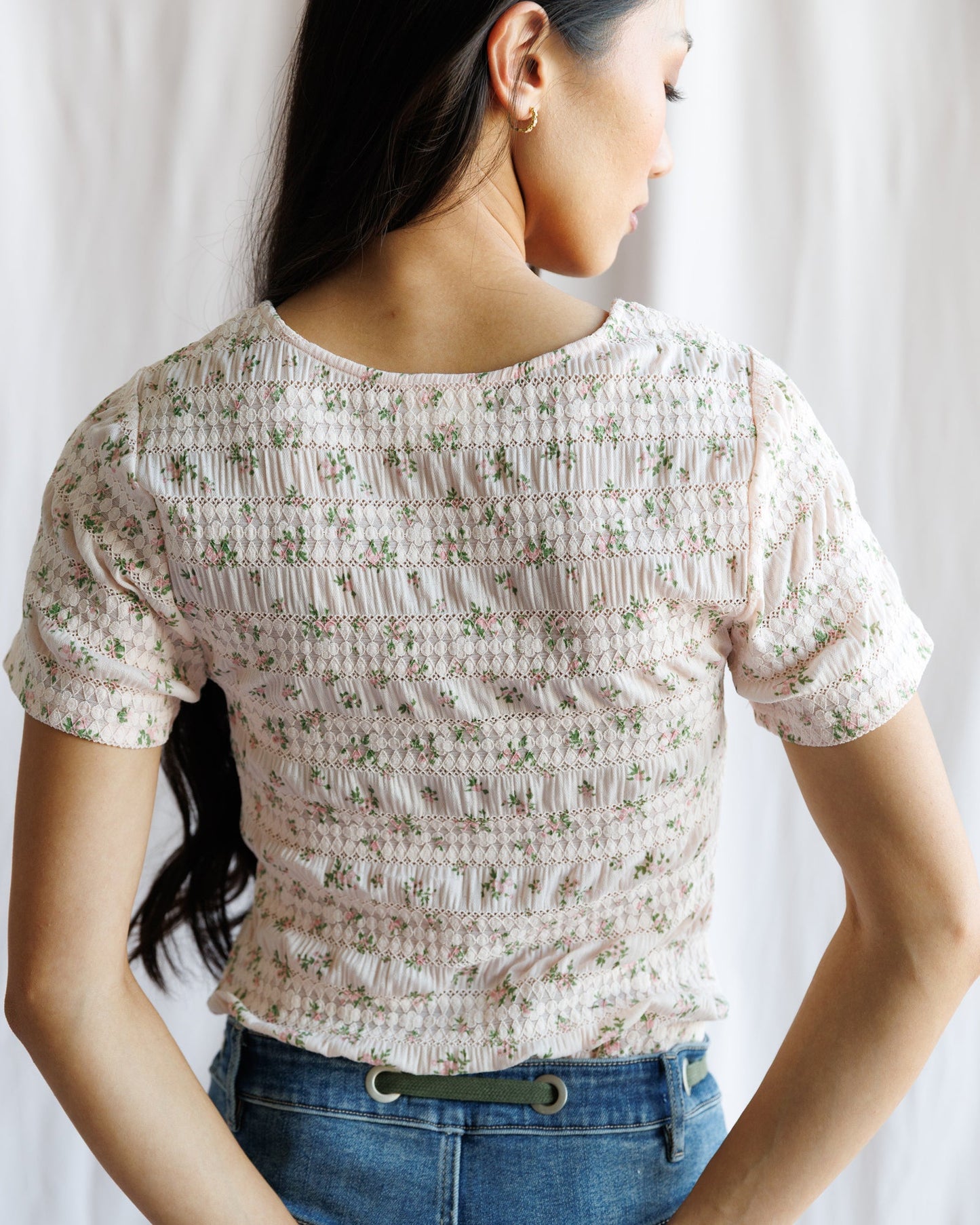 Ditsy Textured Tee