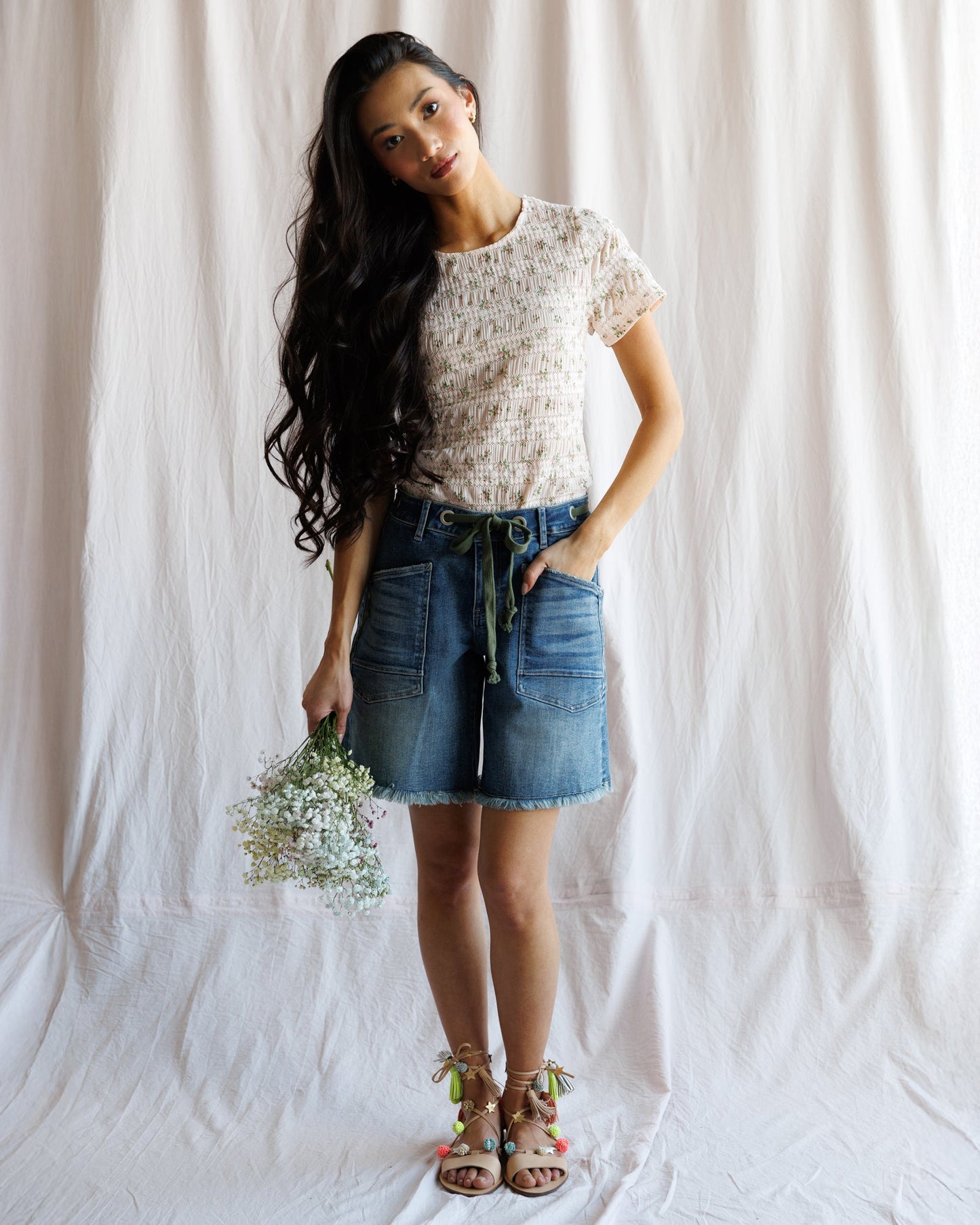 Ditsy Textured Tee