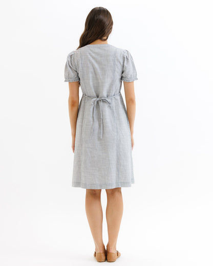 Tuxedo Ruffle Dress