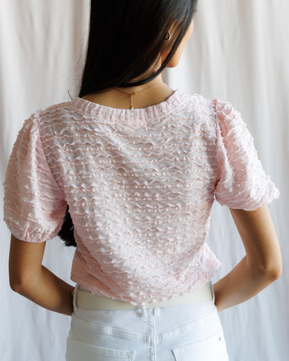 Scoop Neck Scallop Tee