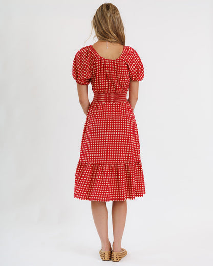 Sweetheart Smocked Dress