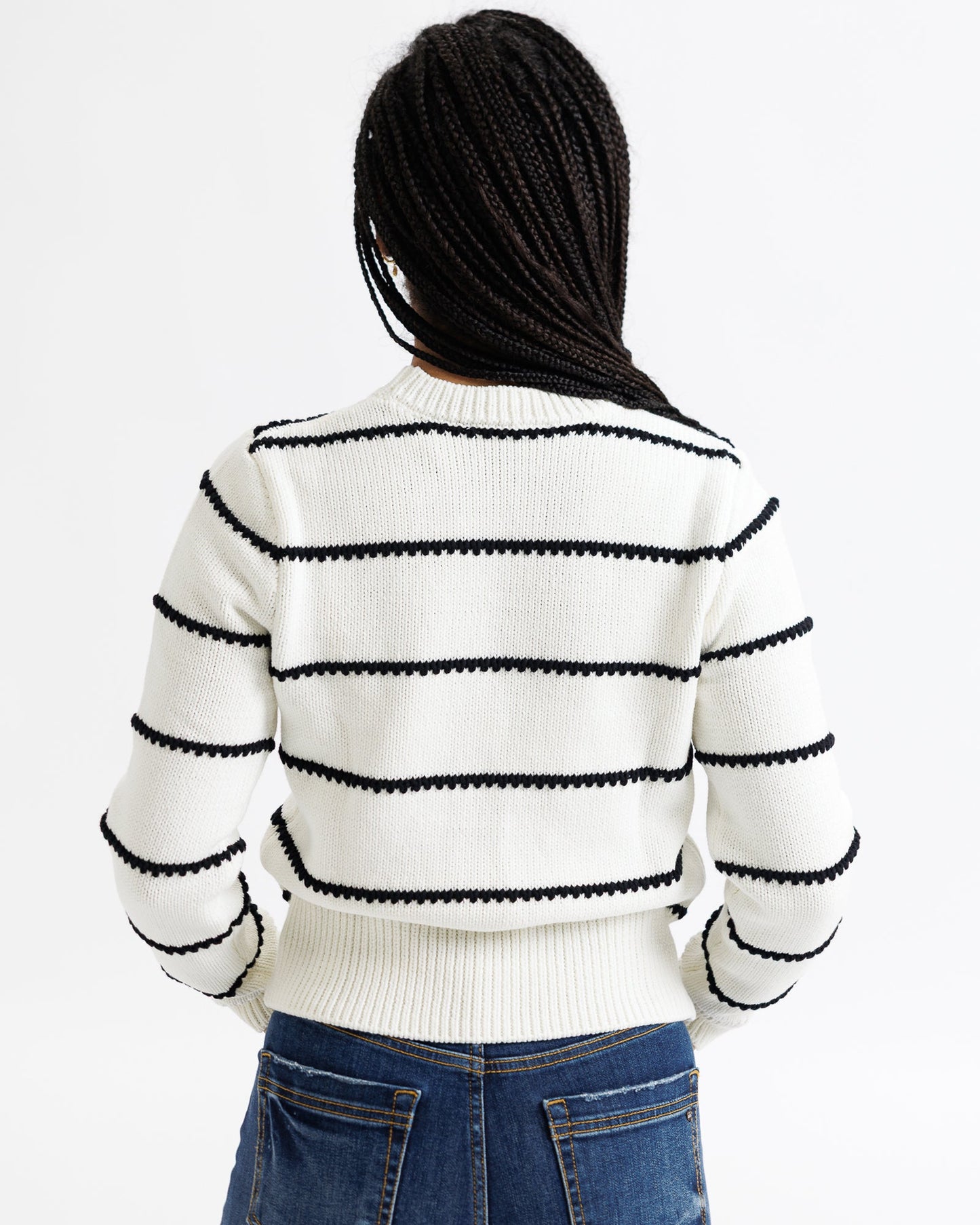 Stitch Stripe Crew