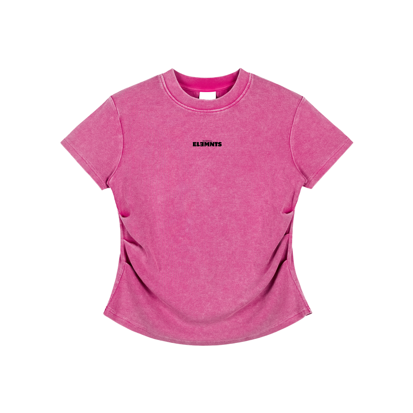 ESSNTIAL ELEMNTS Women's 280G VT Wash Bodycon Tee