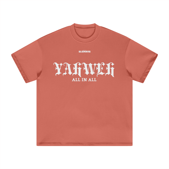 ESSNTIAL ELEMNTS Unisex Earth Tone Loose Fit Tee