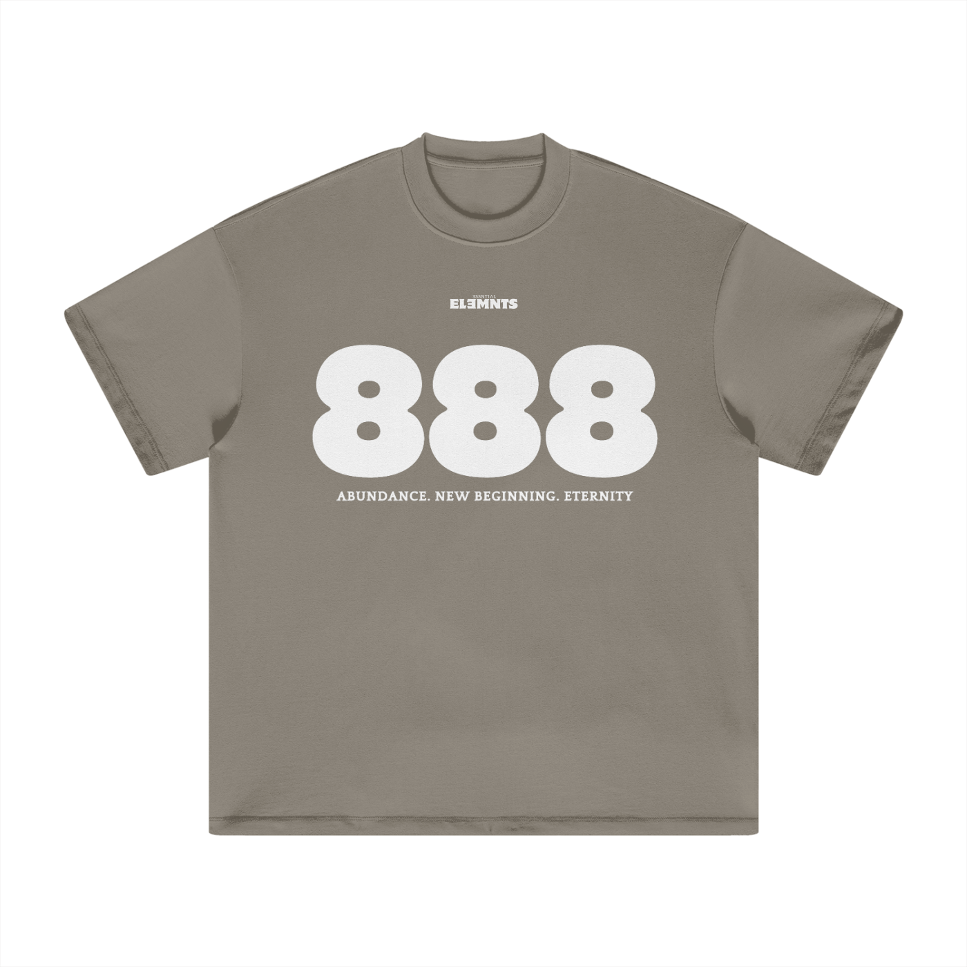 ESSNTIAL ELEMNTS Unisex Earth Tone Loose Fit Tee