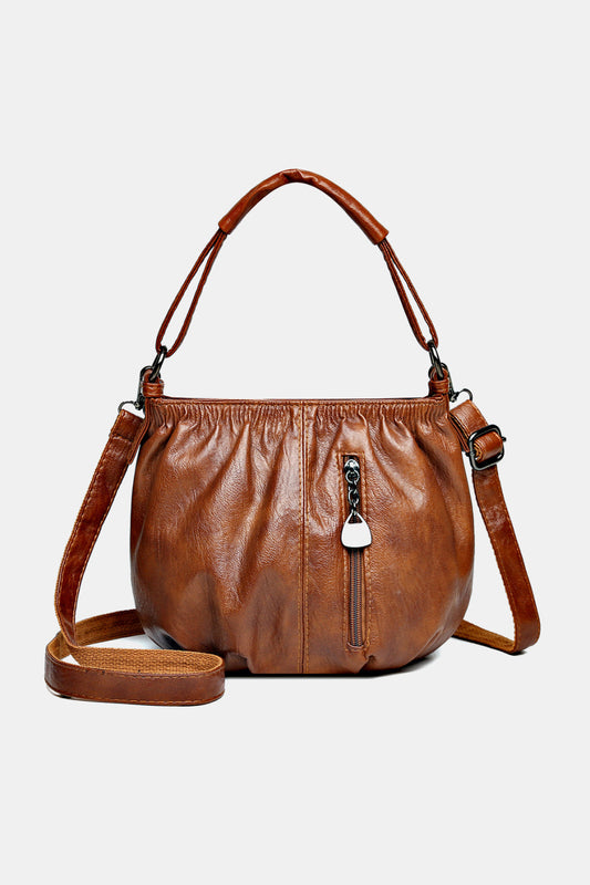 Medium PU Leather Handbag