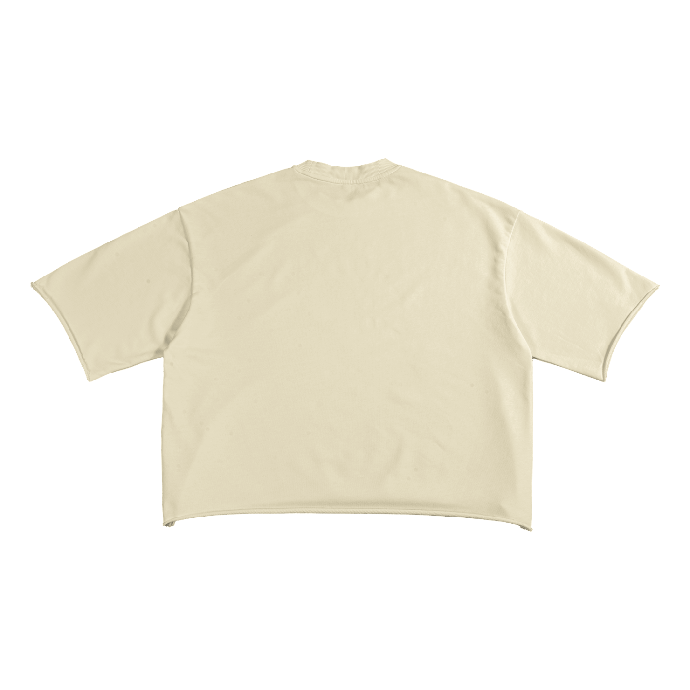 ESSNTIAL ELEMNTS Unisex 270G French Terry Raw Edge Tee