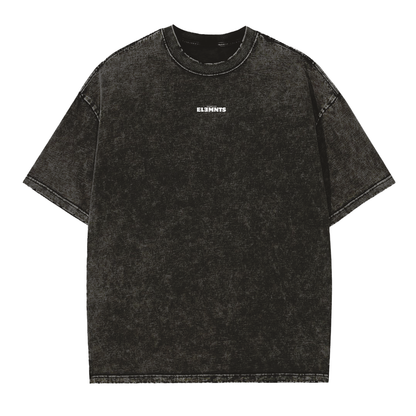 ESSNTIAL ELEMNTS Unisex 250G Frayed Edge VT Washed Tee