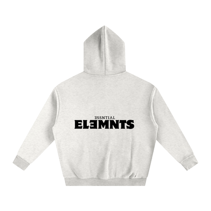 ESSNTIAL ELEMNTS Unisex 350G OS Solid Color Fleeced Hoodie