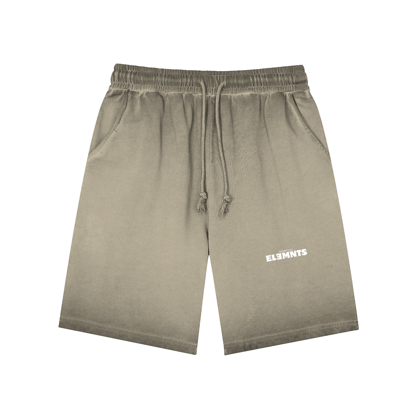 ESSNTIAL ELEMNTS Unisex 350G Reverse Dyed Sweatshorts