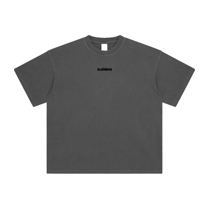 ESSNTIAL ELEMNTS Unisex DS Vintage Stone Wash Tee