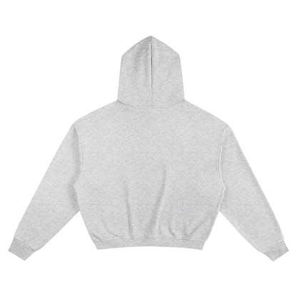 ESSNTIAL ELEMNTS Unisex 400G Solid Color Boxy Hoodie