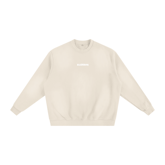 ESSNTIAL ELEMNTS Unisex 375G Faded Wash Fleece SS