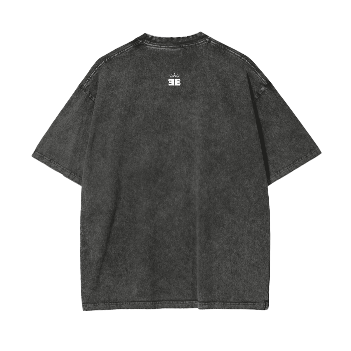 ESSNTIAL ELEMNTS Acid Wash Unisex Oversize Tee