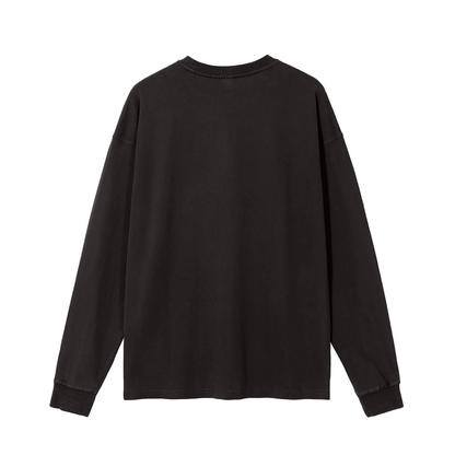 ESSNTIAL ELEMNTS Unisex 280G Enzyme Washed LS Tee
