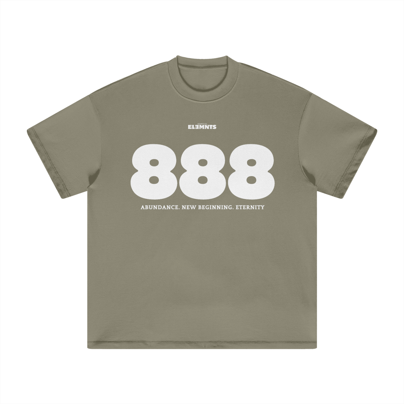 ESSNTIAL ELEMNTS Unisex Earth Tone Loose Fit Tee