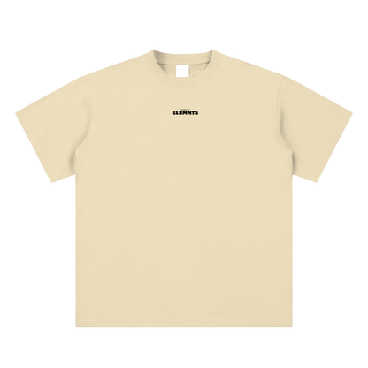 ESSNTIAL ELEMNTS Unisex 190G Sueded Premium Cotton Tee
