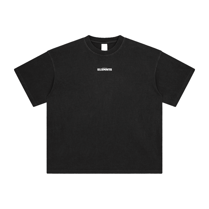 ESSNTIAL ELEMNTS Unisex DS Vintage Stone Wash Tee