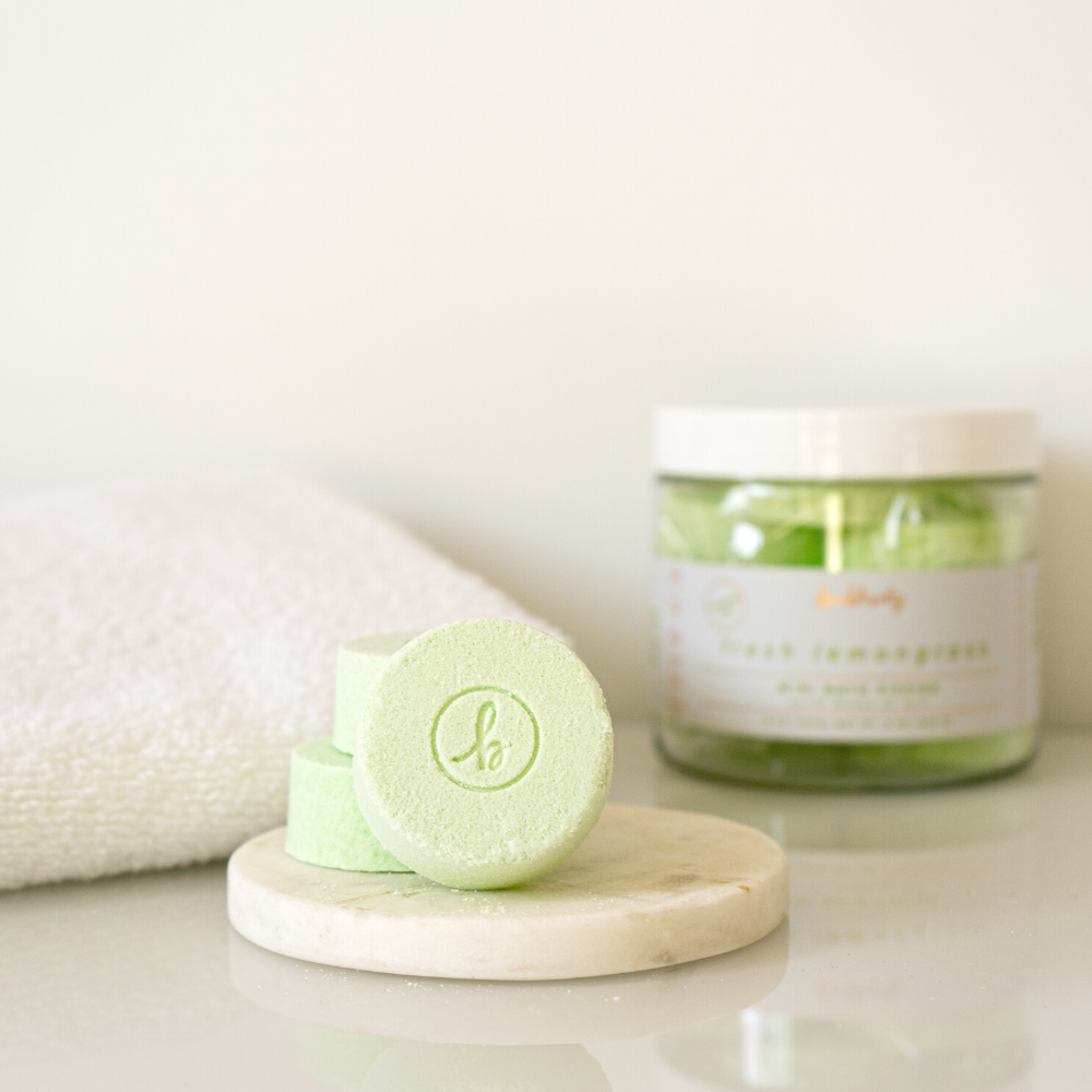 Mini Bath Fizzies (8 Pc) - Fresh Lemongrass