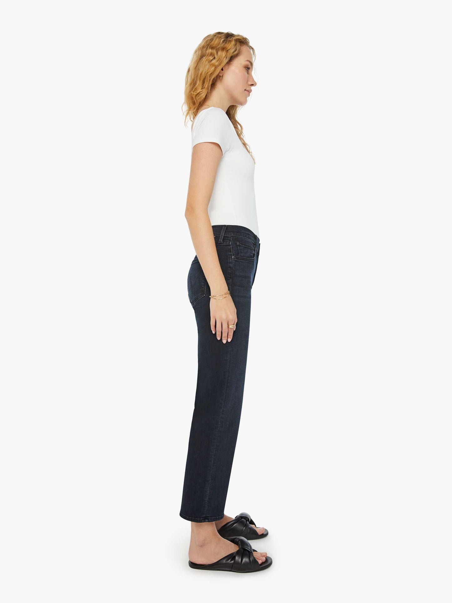 Mother Denim The Mid Rise Zip Rambler Ankle