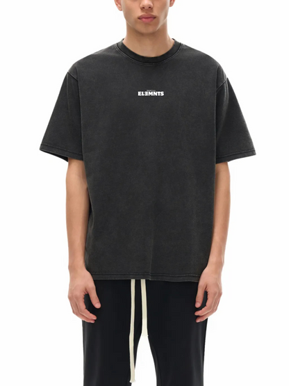 ESSNTIAL ELEMNTS Unisex 245G Bamboo Slub Snow Washed Tee