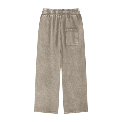 EE x LETTA Unisex 360G Acid Wash Straight Leg Pants