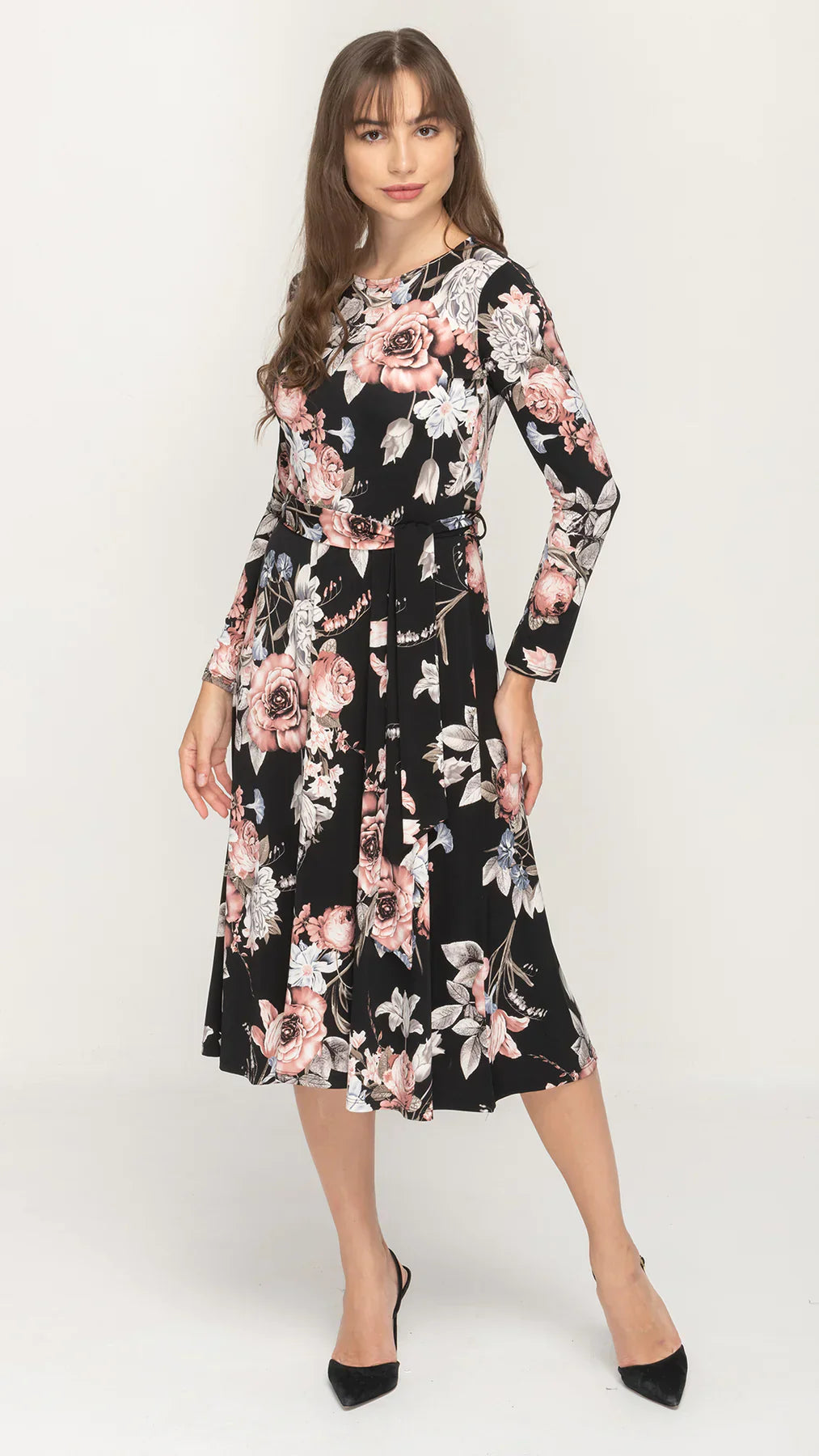 Belted Midi Dress