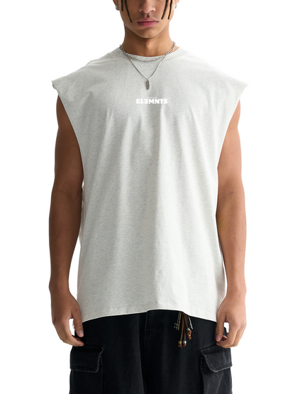 ESSNTIAL ELEMNTS Unisex 230G VT Washed Raw Edge Tank