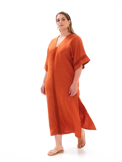 Haris Cotton Linen Kaftan 1208