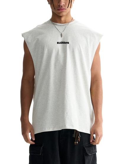 ESSNTIAL ELEMNTS Unisex 230G VT Washed Raw Edge Tank