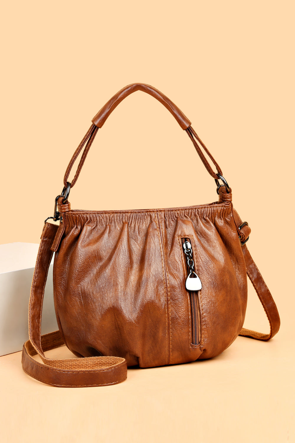 Medium PU Leather Handbag