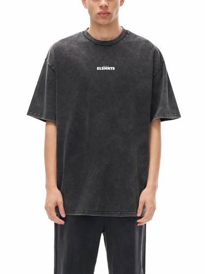 ESSNTIAL ELEMNTS Unisex 285G Heavy Snow Washed Tee